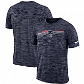 New England Patriots Nike Sideline Velocity Performance T-Shirt Heathered Navy,baseball caps,new era cap wholesale,wholesale hats